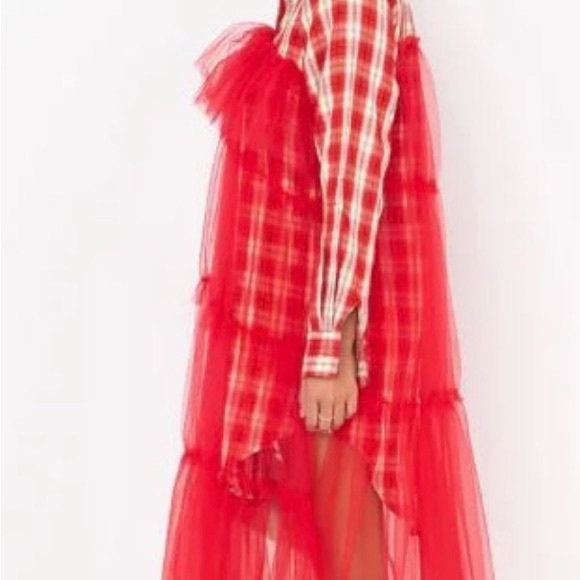 COPY - Flannel Tulle Dress - Picture 2 of 4